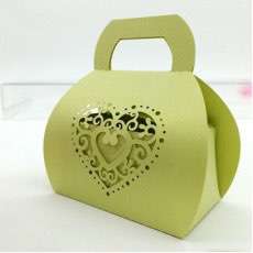 Candy Box Hand Bag Wedding Box Laser Cut Beautiful Box Customized